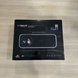 TruLite TL21 8K Projector -New- Smart Projector w/ Titan TNS-72 Projector Screen