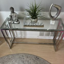 Glass Table Console 