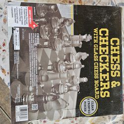Chess And Checkers Board Game