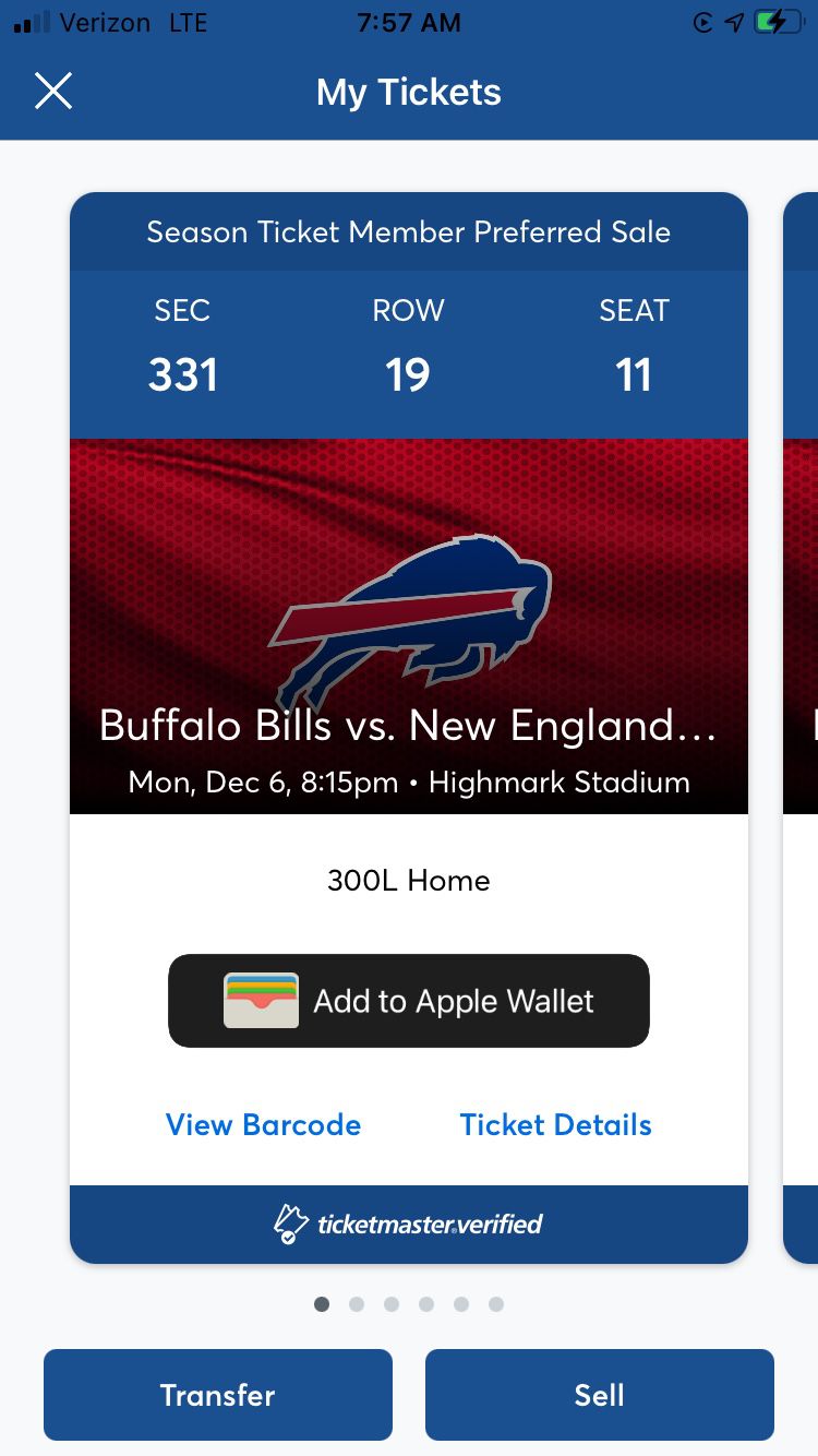 Buffalo Bills Vs. New England Patriots