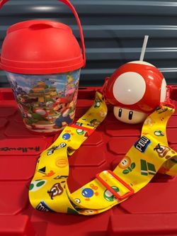 Universal Mario popcorn bucket