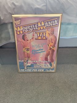 WWF WRESTLE MANIA 1990 POSTER