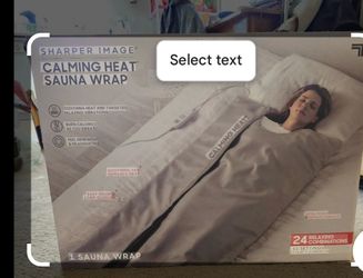 Sharper Image Heat Wrap/Massage
