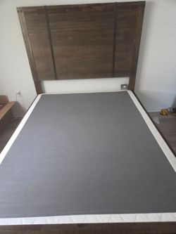 Real wood Queen bed