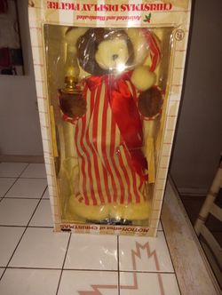 Vintage Telco Motion Ette Electric Christmas Teddy Bear