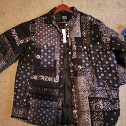 BDG Urban Outfitters Bandana Jacket XL