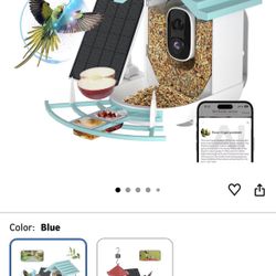 Smart Bird Feeder with Camera, Bird House with Solar Powered AI Recognition Instant Notifications, Feeder with Wireless Camera Ideal Gift for Bird Lov