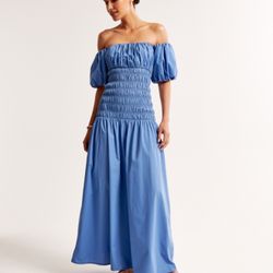 Blue Maxi Dress/ Vestido Azul