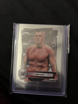 Wwe Topps Chrome Gunther Card