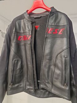 Dainese leather motorcycle jacket