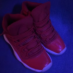 Red Jordan 11s