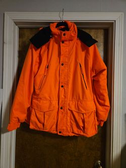 Cabela's Orange Hunting Jacket with Hood