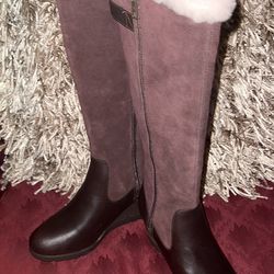 Aldo Brown Leather Boot 