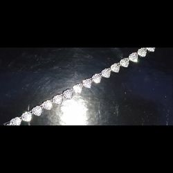 Heart Diamond Bracelet