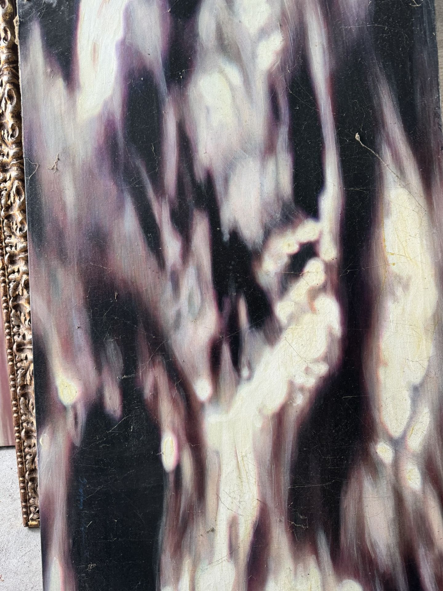 Dark Water, Three Oil On Canvas