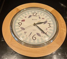 Bulova Garden Wall Clock