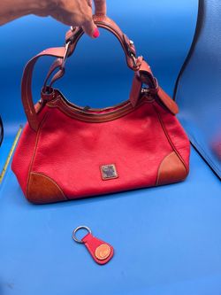 Dooney & Bourke pebbled leather red purse