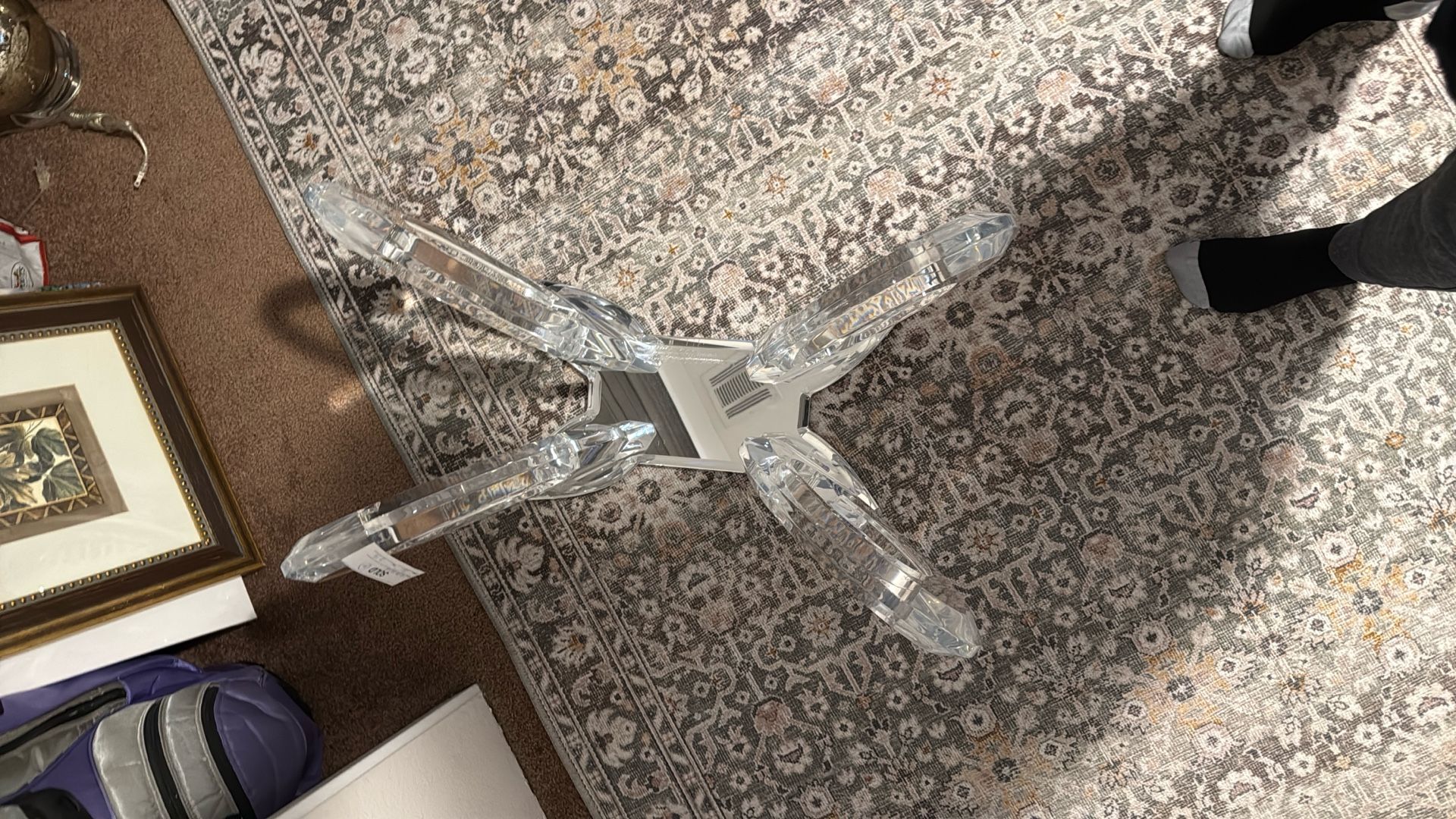 Stunning Cocktail Coffee Table Base-signed By Artist