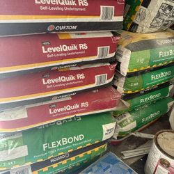 Levelquik And  Thin Morter 