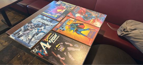 Dc comic book wood plaques