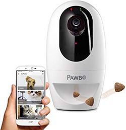 Pawbo Wi-Fi Pet Camera, 720P Interactive Wireless Pet Treat Cam & Treat Dispenser