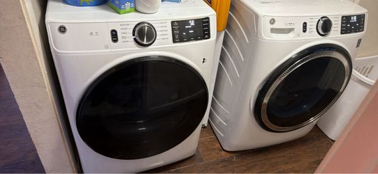 GE smart washer and dryer front loader