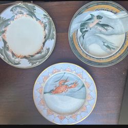 Artist-Retained Hand-Painted Plates by Sarah Elizabeth “Sadie” Truax (1872–1959)