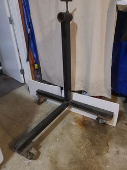 Free Heavy Duty Engine Stand w/ HD Wheels