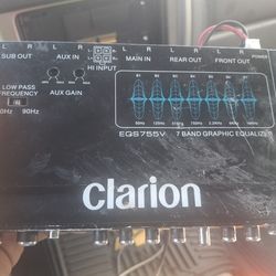 EQUALIZADOR EQUALIZER CLARION GOOD CONDICIÓN ABLO ESPAÑOL