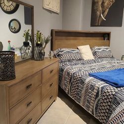 3-Piece Gray Wood Bedroom Set Sale