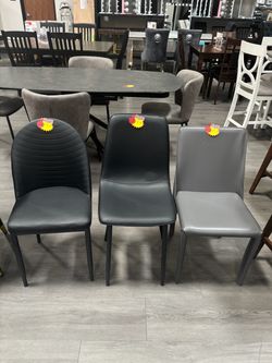 Brand New Gray Dining Chair – $19