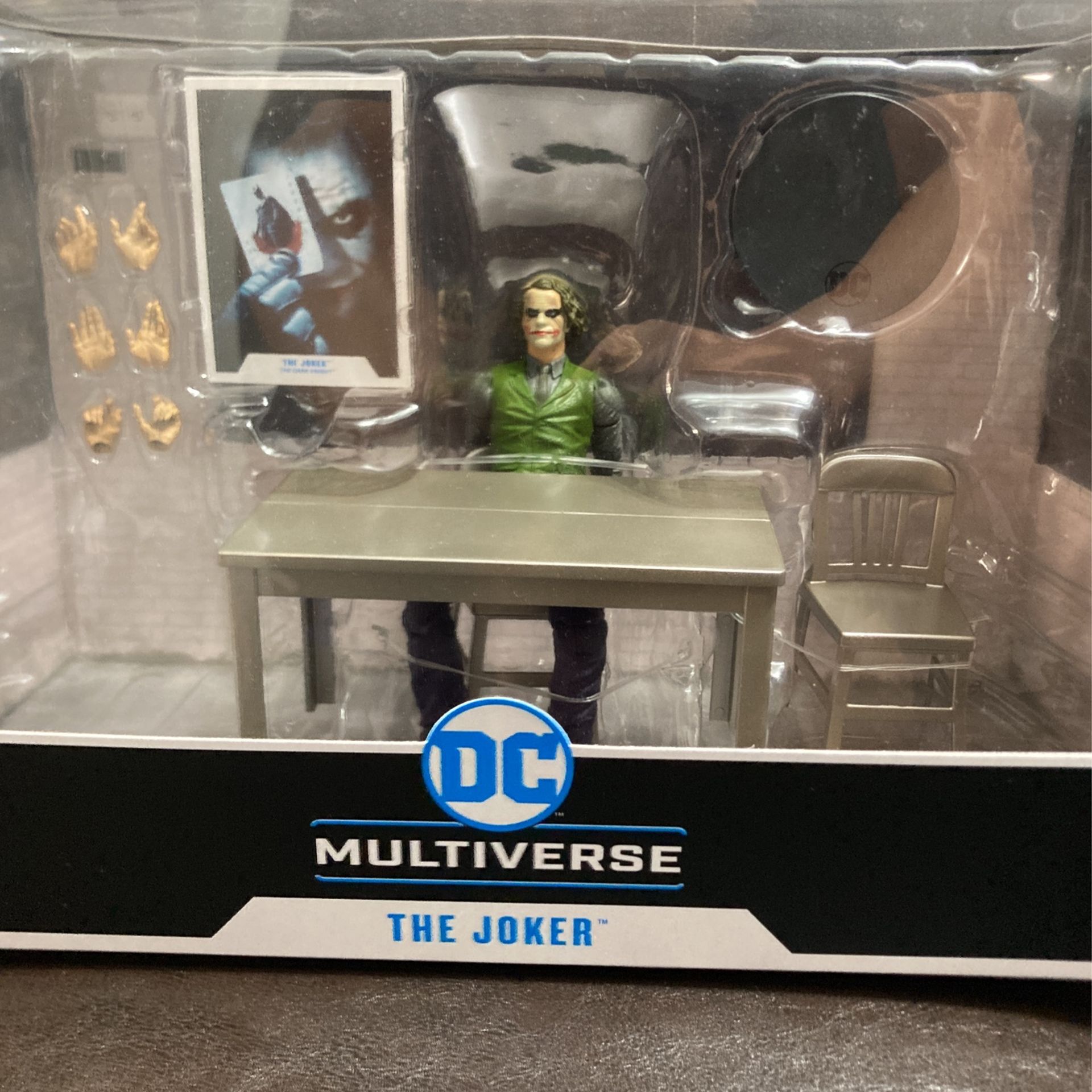 Joker Interrogation Room The Dark Knight Gold Label McFarlane Exclusive