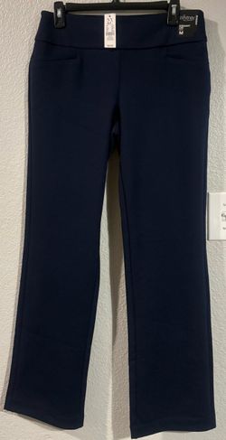NY&Co Whitney Straight Leg Pants Navy Medium