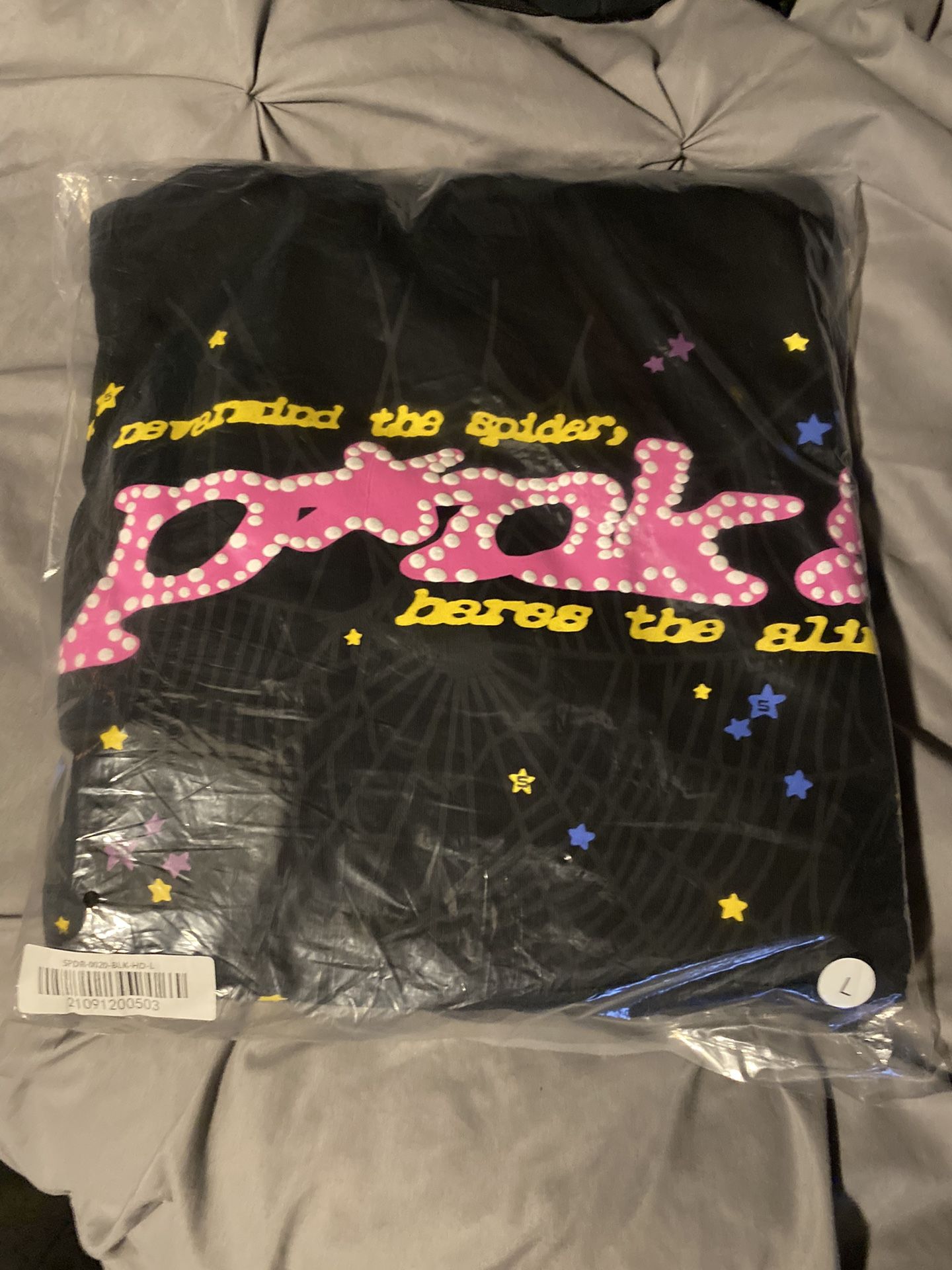 Sp5der Color Black Size Large