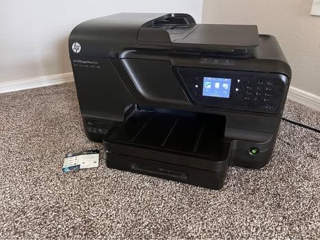 HP Office Her Pro 8600 e-All-in-uOn IWireless Color Printer with Scanner, Copier & fax