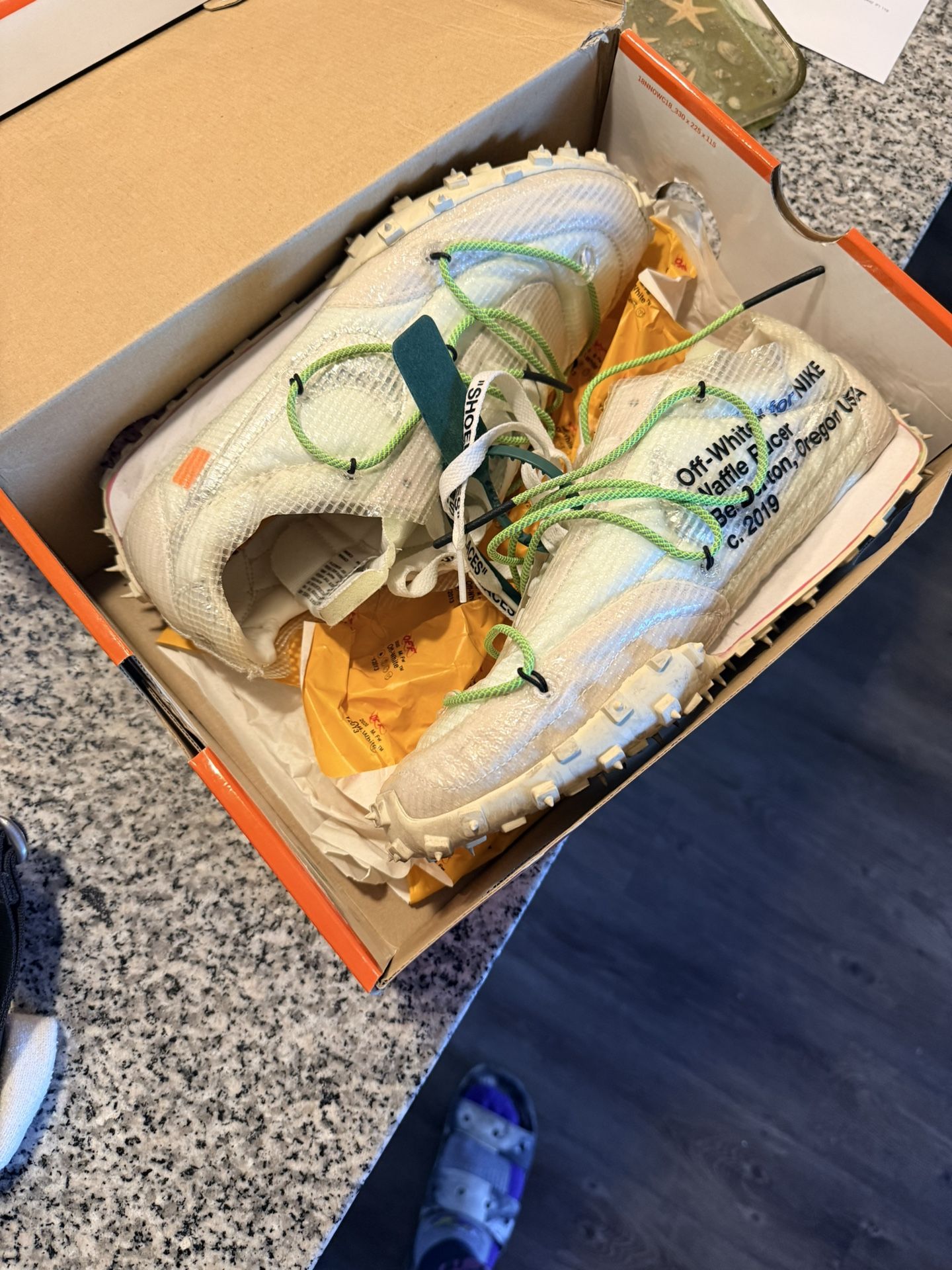 Off White Waffle Racer