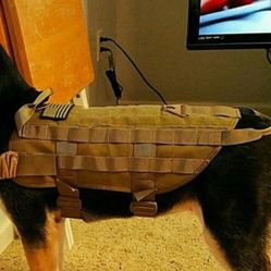 Tactical Harnesses __Various Styles __ K9 / Police / Military Molle Vest __ Strong Durable Nylon __ Adjustable Size