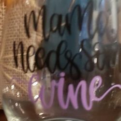 Handcrafted Wine Tumbler