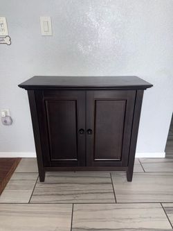 BRAND NEW!! Brown SOLID Wooden Side Cabinet