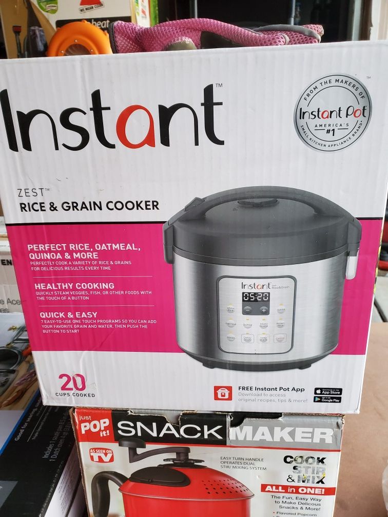 INSTANT POT ZEST RICE & GRAIN COOKER $ 40