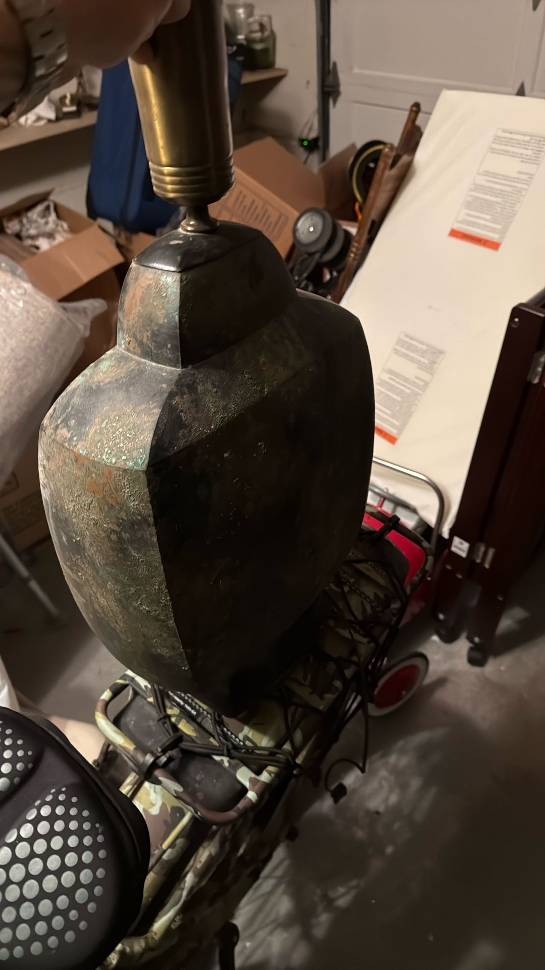 Mid Century Bronze Lamp