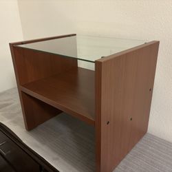 Modern oak color nightstand