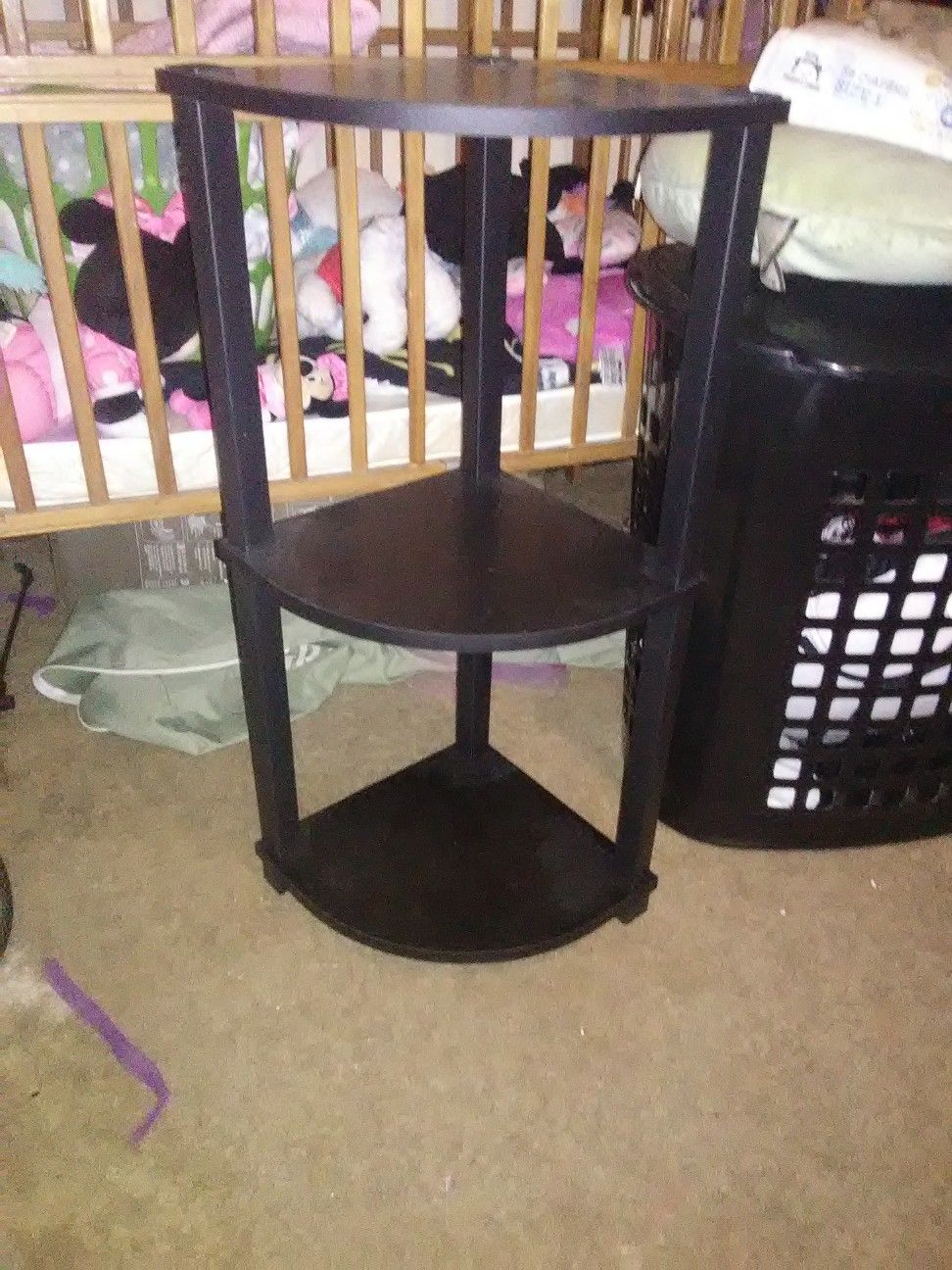 3 tier corner shelf
