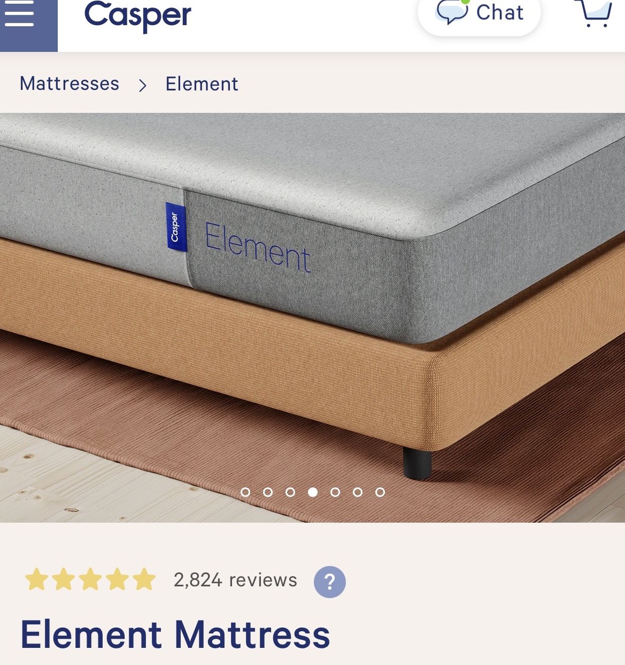 👻BRAND NEW!!☁️🛏 Casper Sleep Element Mattress-QUEEN/KING Available 2020 Model