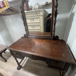 Vanity Antique Solid Wood 