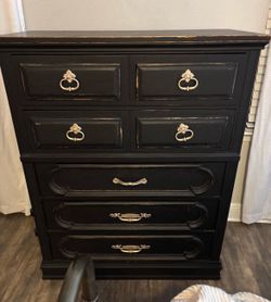 Black dresser