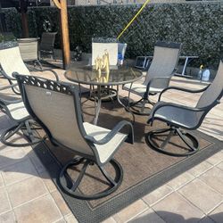 6 Chair Patio Table 