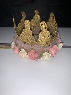 Princess Crown Flower Headband