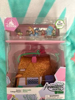 Disney Animators' Collection Littles Aurora Cottage Playset
