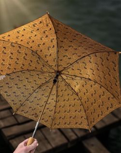 Christian Dior Umbrella -RARE. Authentic, Vintage, Paisley Design, Made In Taiwan! Great Condition! 